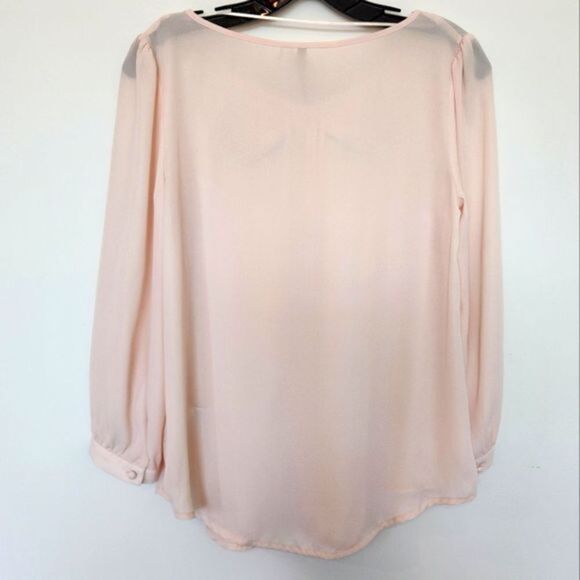 Lauren Conrad Bow Pleated Blouse - Picture 8 of 11